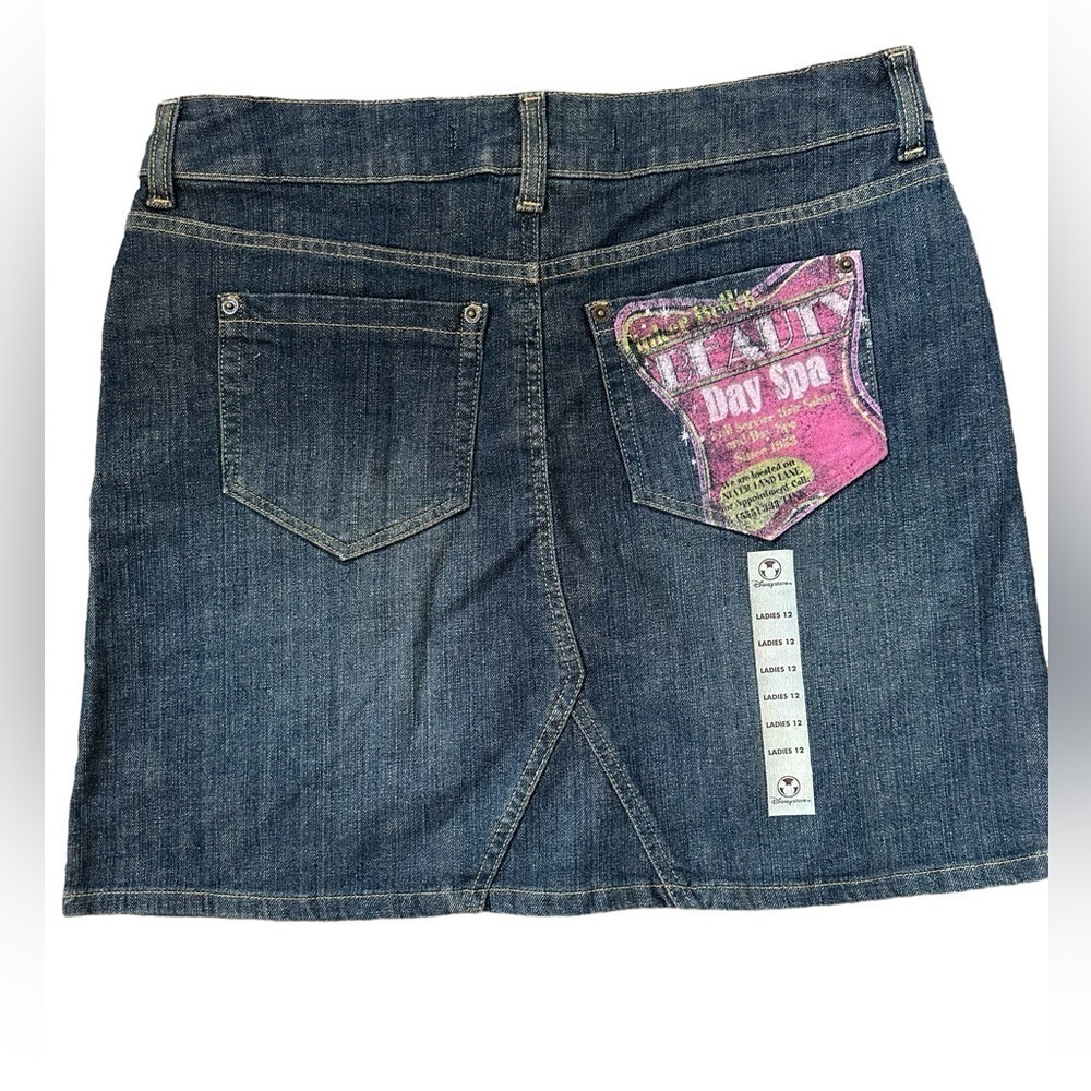 Disney Denim Mini Skirt with Tinker Bell - Picture 2 of 6